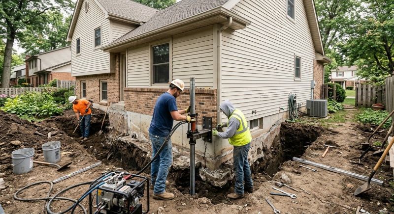 Residential Foundation Repair in Roanoke, VA