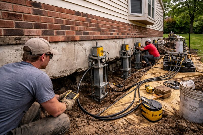 Settling Foundation Service in Franklin County, VA