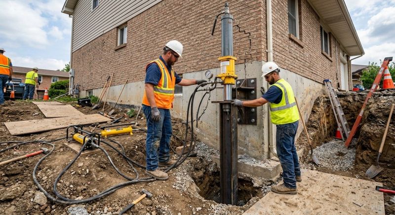 Settling Foundation Service in New Castle, VA