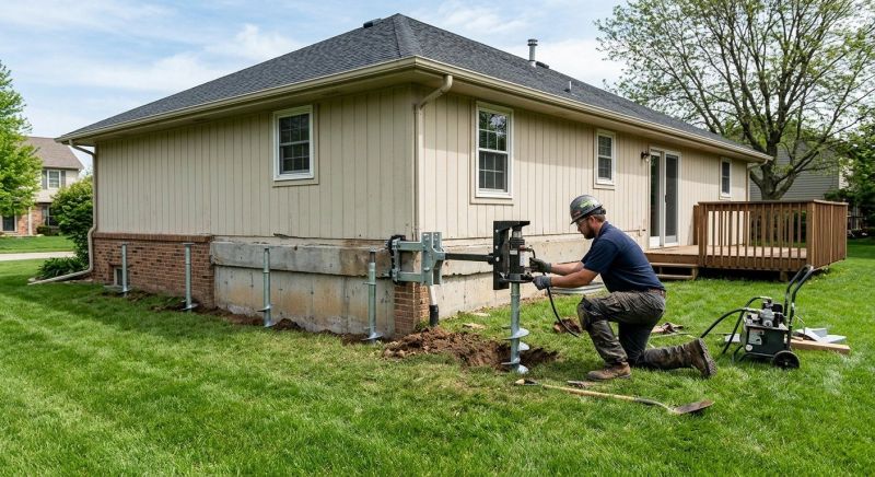 Settling Foundation Service in New Castle, VA