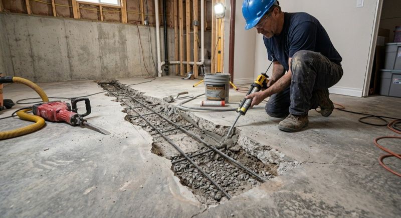 Slab Foundation Repair in Roanoke, VA