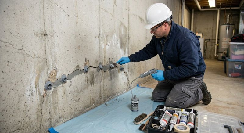 Structural Crack Repair in Roanoke, VA
