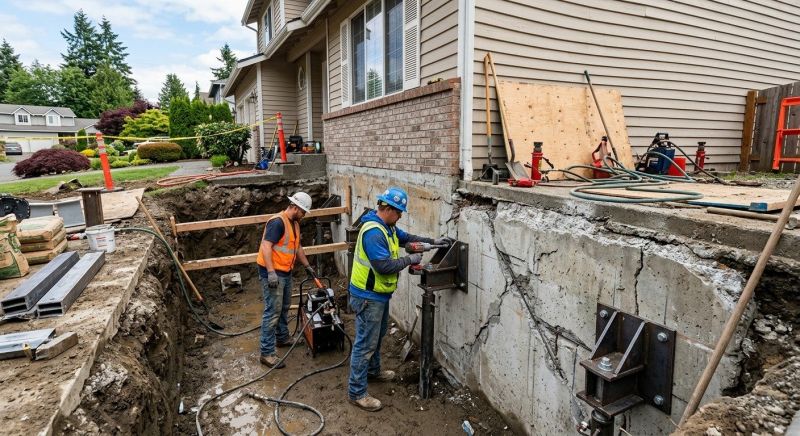 Structural Foundation Repair in Roanoke, VA
