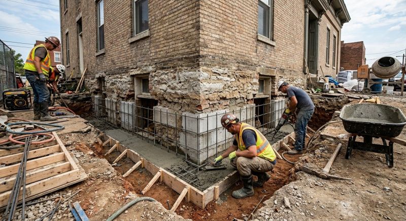Underpinning Repair in Roanoke, VA
